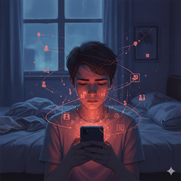 心理健康亮紅燈的青少年社群取暖，愁更愁！-憂鬱新知